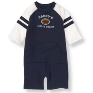 Janie and Jack Football romper